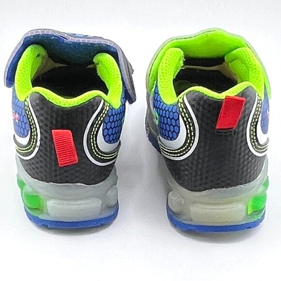 PJ Masks Little Boys Light Up Shoes Athletic Sneakers Blue CatBoy Gekko Size 9 - Picture 4 of 8